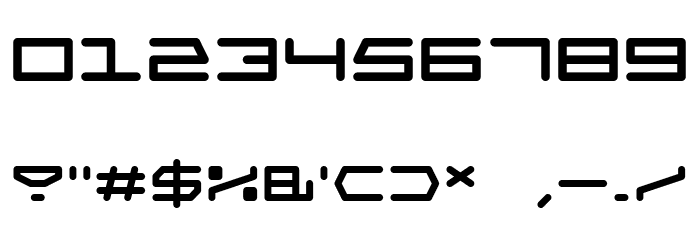 Robtronika Font OTHER CHARS