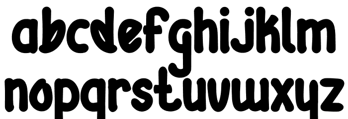 Robucai Font LOWERCASE