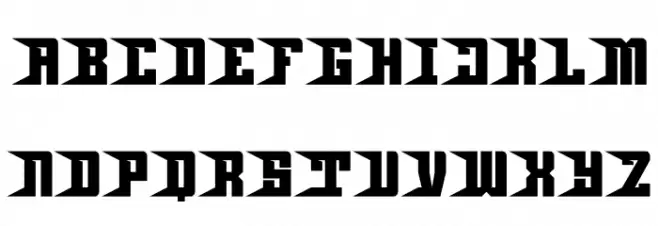Robus Schriftart Groß