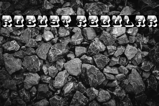 Robust Regular Font examples