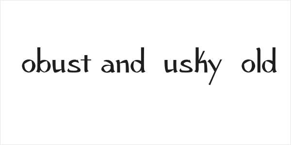 Robust and Husky Bold Logo