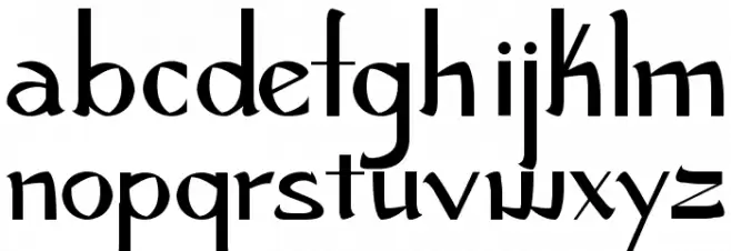 Robust and Husky Bold フォント 小文字