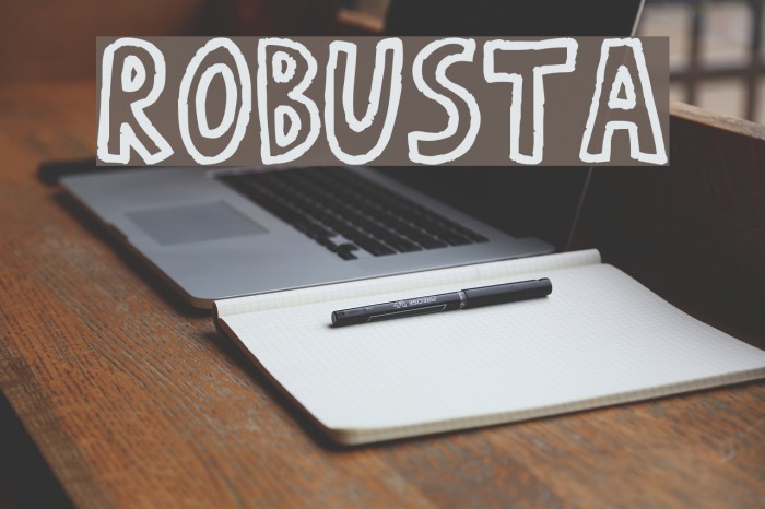 RobustA Font examples