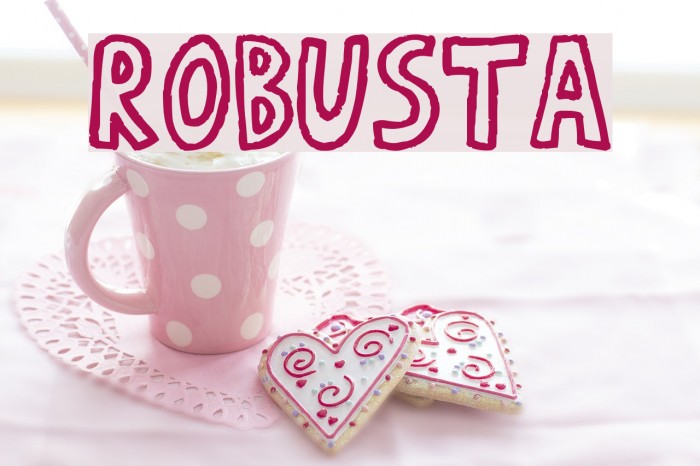 RobustA Font examples
