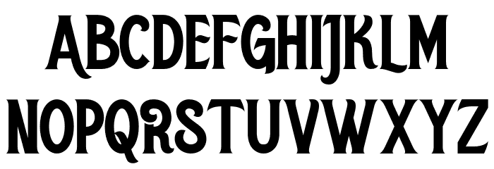 Robusta Regular Font LOWERCASE