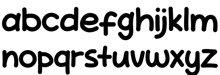 Robusta Show Font LOWERCASE