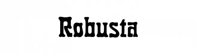 Robusta  Frei Schriftart Herunterladen