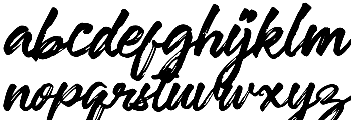 RobustaDemo Font LOWERCASE