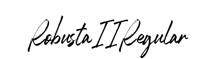 RobustaII-Regular  font caratteri gratis