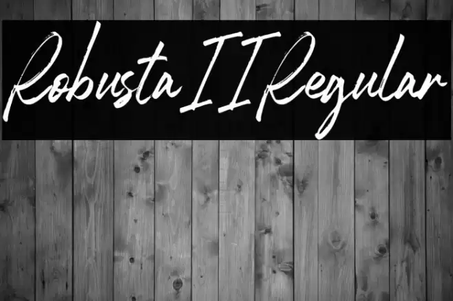 RobustaII-Regular Font examples