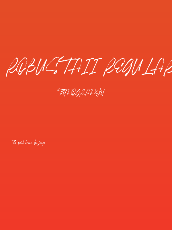 RobustaII-Regular Poster