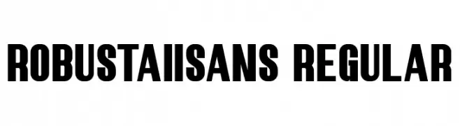 RobustaIISans-Regular  नि: शुल्क फ़ॉन्ट्स डाउनलोड