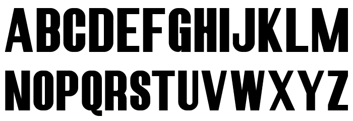 RobustaIISans-Regular Font LOWERCASE