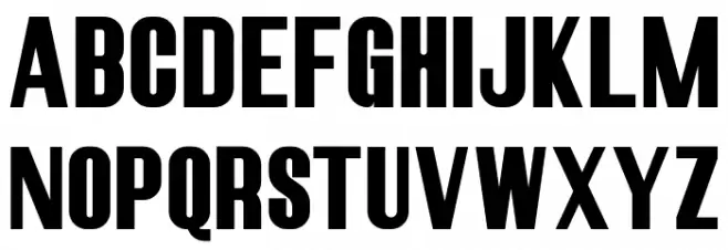 RobustaIISans-Regular 字体 大写