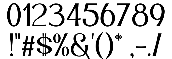 Roby Soho Regular Font OTHER CHARS