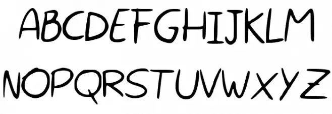 Rocchy__s_handwriting Polices MAJUSCULES