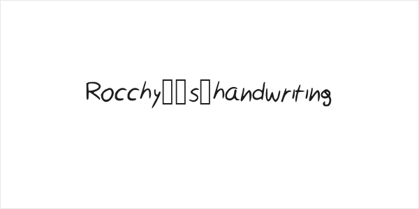 Rocchy__s_handwriting Logo