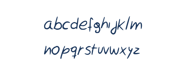 Rocchy__s_handwriting Lowercase