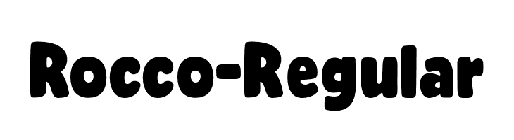 Rocco-Regular  les polices de caractères gratuit tlcharger