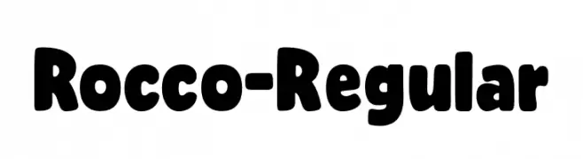 Rocco-Regular  免费字体下载