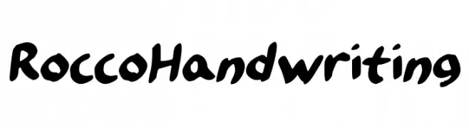 RoccoHandwriting  تنزيل الخطوط
