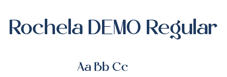 Rochela DEMO Regular Font Preview