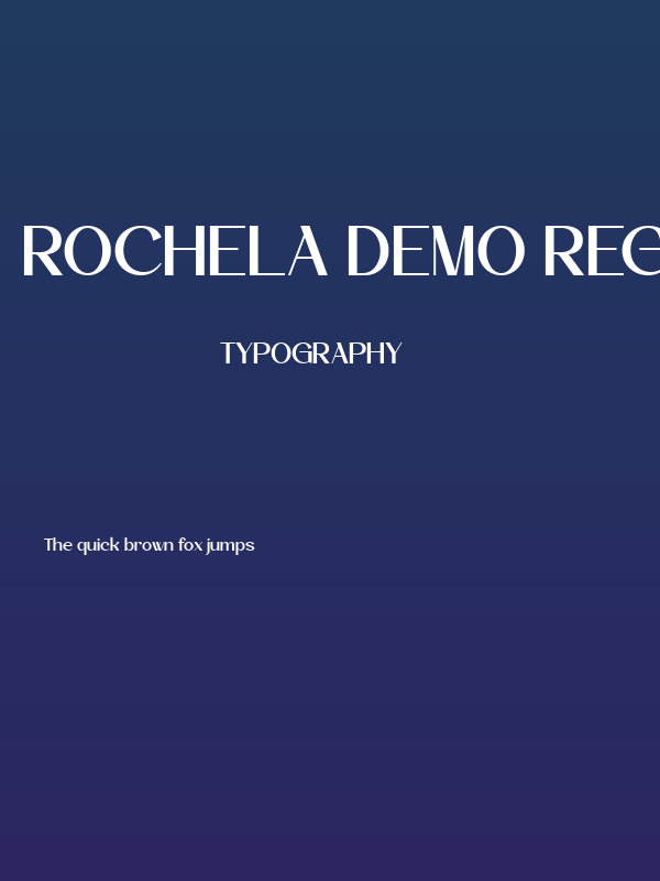 Rochela DEMO Regular Poster