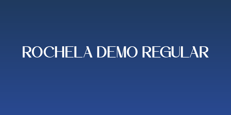 Rochela DEMO Regular Social Header
