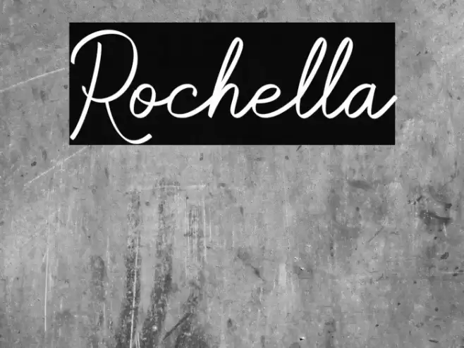 Rochella Font examples
