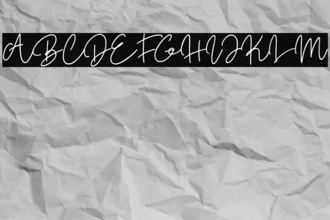 Rochestar Demo Font examples