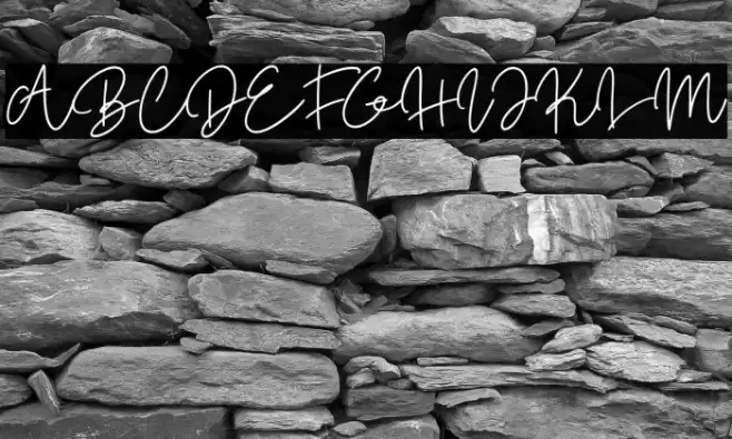 Rochestar Demo Font examples