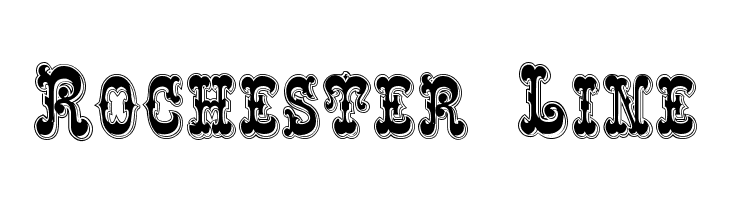 Rochester Line Font