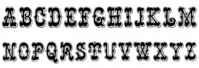 Rochester Line Шрифта ВЕРХНИЙ