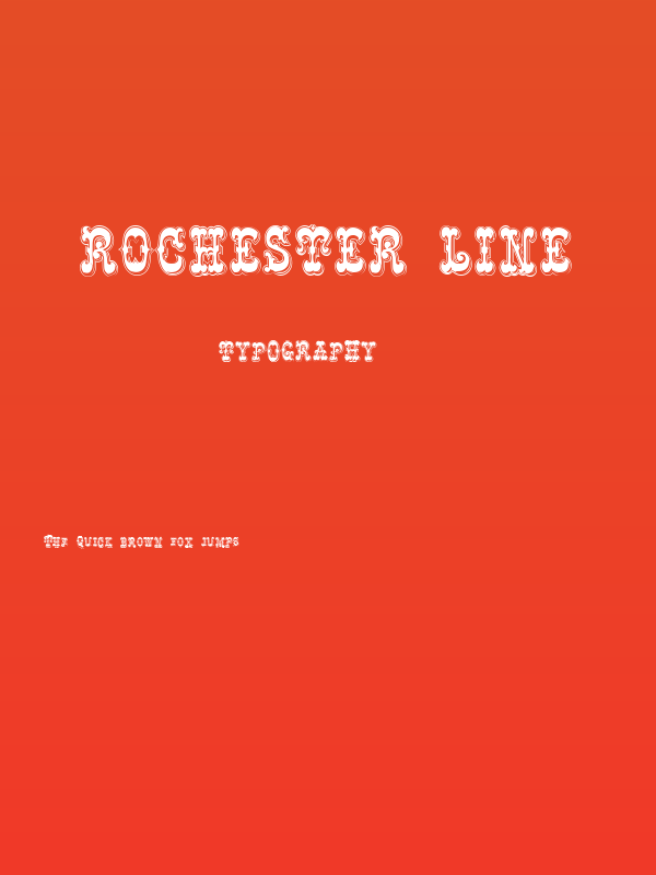 Rochester Line Poster
