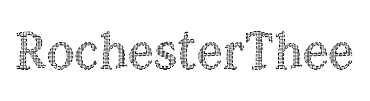 Rochester Thee Font