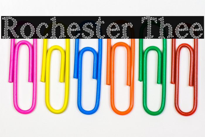 Rochester Thee Font examples