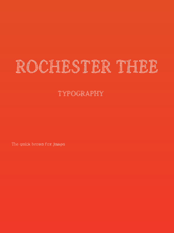 Rochester Thee Poster
