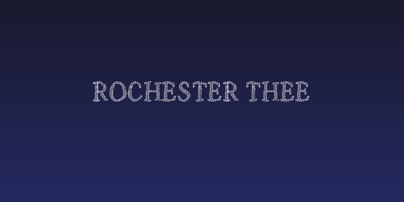 Rochester Thee Social Header