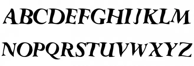 Rochester Twee Schriftart Groß