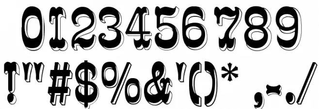 Rochester Font OTHER CHARS