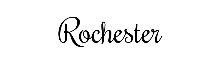 Rochester  नि: शुल्क फ़ॉन्ट्स डाउनलोड
