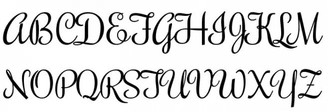 Rochester Font Litere mari