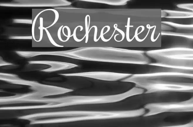 Rochester Font examples