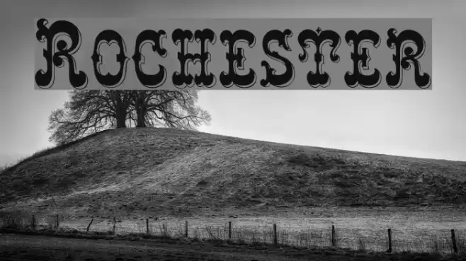 Rochester Font examples