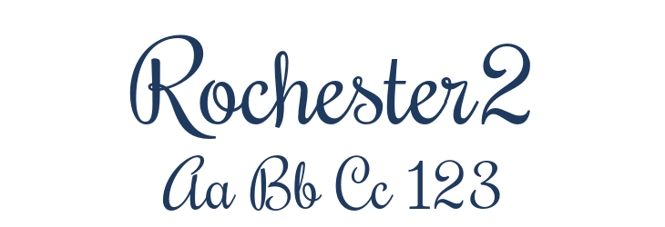 Rochester2 Font Preview