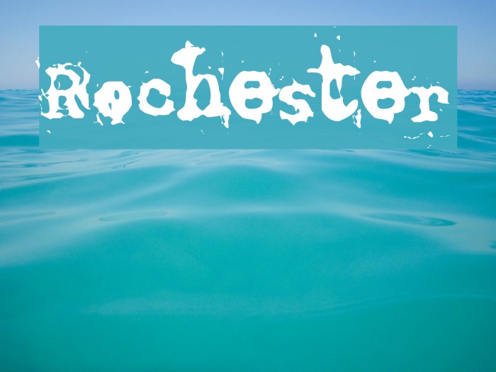 Rochester Font examples