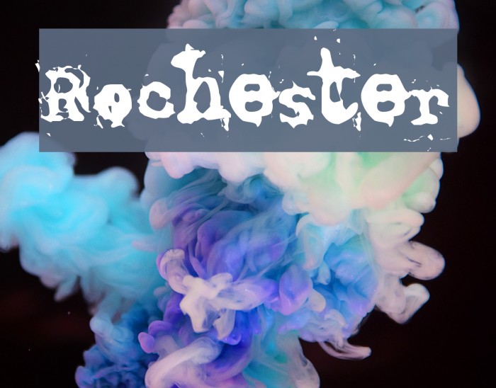 Rochester Font examples