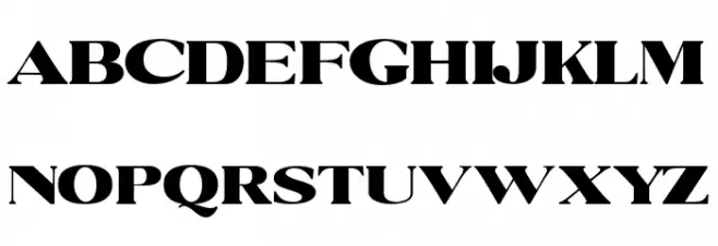 Rochie Schriftart Groß