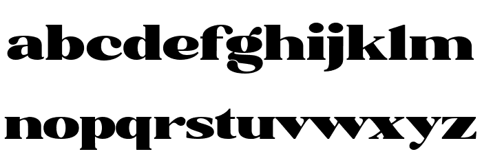 Rochie Font LOWERCASE
