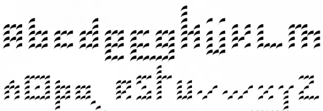 Rochilli Regular Schriftart Kleinbuchstaben